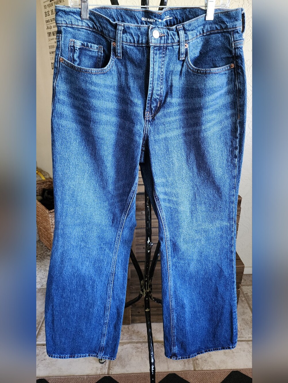 Old Navy Womens Medium Blue Bootcut Jeans